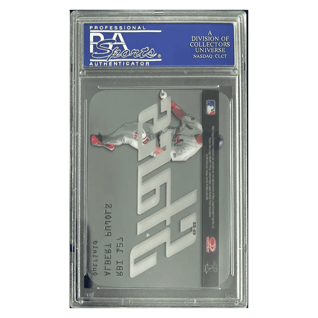 Albert Pujols PSA 10 2003 Donruss Studio Stars Card #SS-49