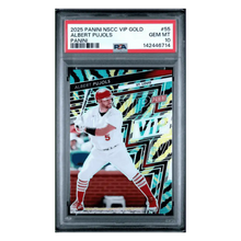 Albert Pujols PSA 10 2025 Panini National Sports Collectors Convention VIP Gold Panini Card #55