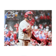 Alec Burleson St Louis Cardinals Autographed 11x14 Photo with "Mail It In" Inscription- Fan Cave COA