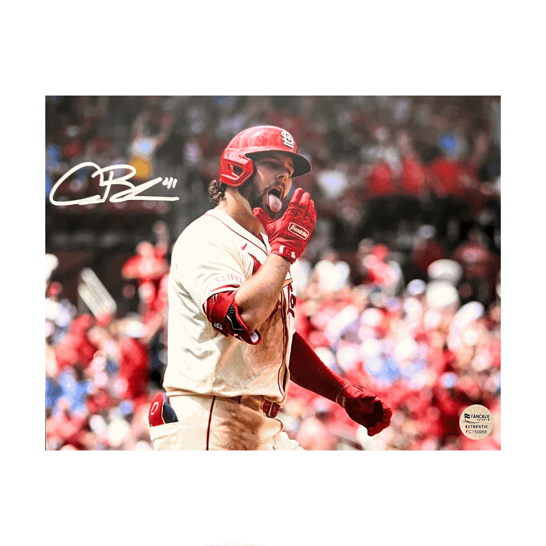 Alec Burleson St Louis Cardinals Autographed 8x10 Photo - Fan Cave COA