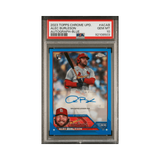 Alec Burleson PSA 10 2023 Topps Chrome Update Autographed Blue Refracter Card #ACAB - 23/50