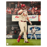 Alec Burleson St Louis Cardinals Autographed 16x20 Photo with "Biscuit" Inscription- Fan Cave COA