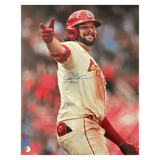 Alec Burleson St Louis Cardinals Autographed 16x20 Photo with "Biscuit" Inscription- Fan Cave COA