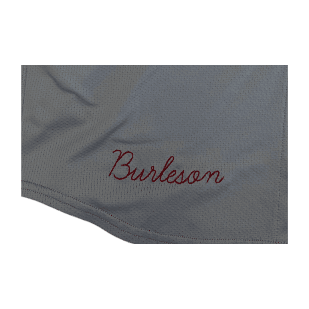 Alec Burleson St Louis Cardinals Autographed Game Used Away Jersey w/ Inscription - JSA COA