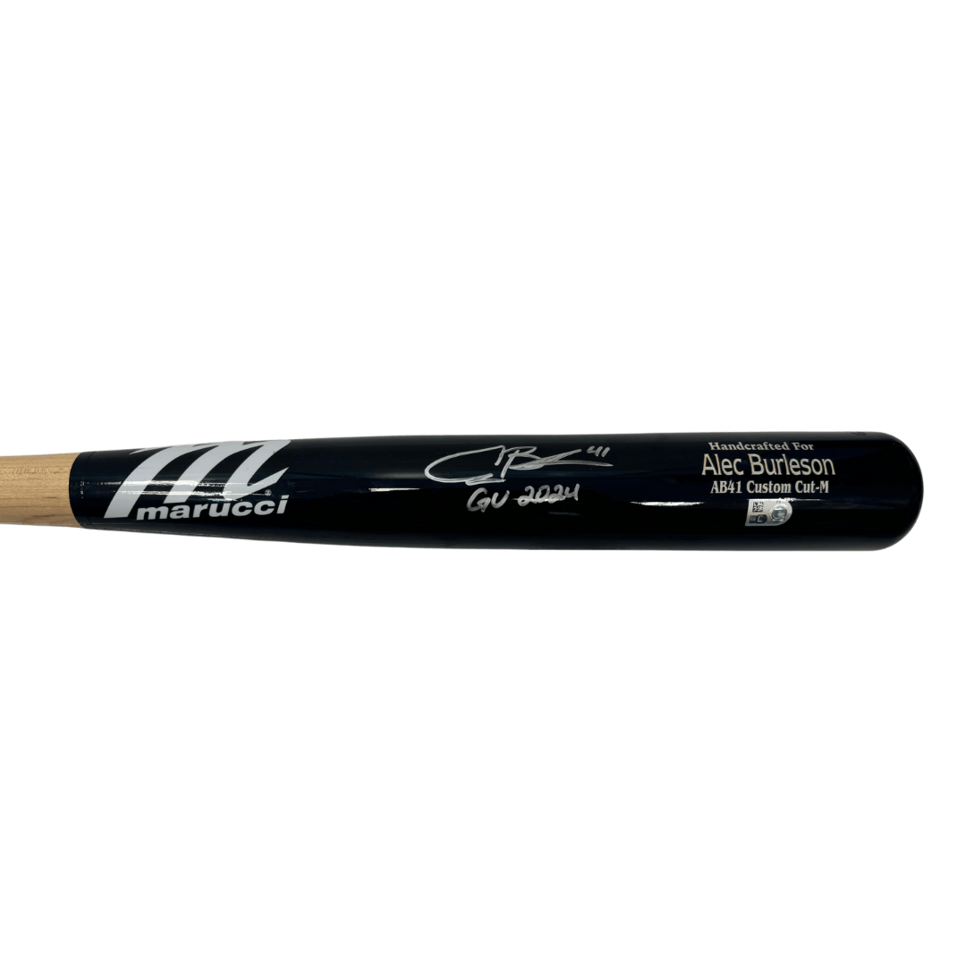 Alec Burleson St Louis Cardinals Autographed Game Used Marucci Bat w/ Inscription- JSA & MLB COA