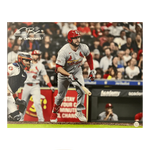 
Alec Burleson St Louis Cardinals Autographed 16x20 Photo with "Go Cardinals" Inscription- Fan Cave COA — Front