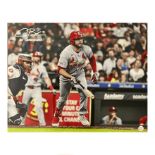 Alec Burleson St Louis Cardinals Autographed 16x20 Photo with "Go Cardinals" Inscription- Fan Cave COA