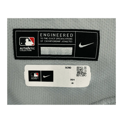 Alec Burleson St Louis Cardinals Autographed 2024 Game Used Away Jersey w/ Inscription - JSA COA