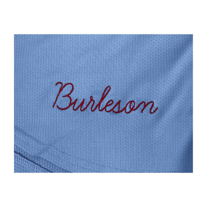 Alec Burleson St Louis Cardinals Autographed 2024 Game Used Baby Blue Jersey w/ Inscription - JSA COA
