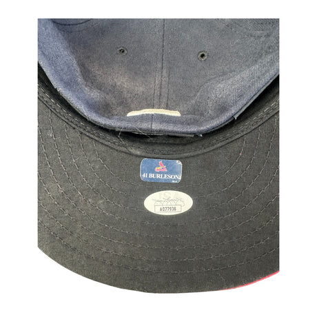 Alec Burleson St Louis Cardinals Autographed 2025 Game Used Bird on Bat Hat w/ Inscription - JSA COA