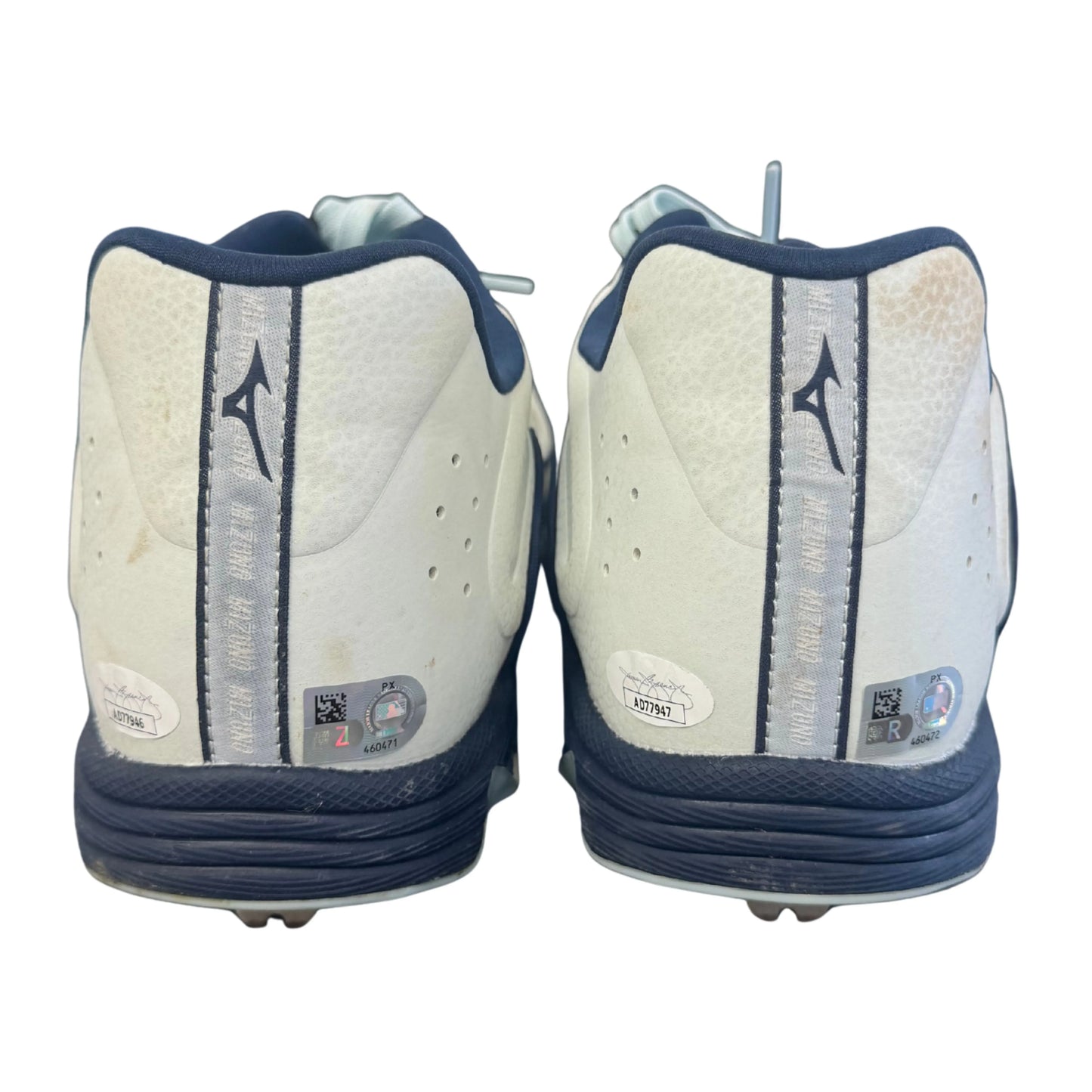 Alec Burleson St Louis Cardinals Autographed 2025 Game Used Fathers Day Cleats w/ Inscription - JSA COA