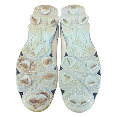 Alec Burleson St Louis Cardinals Autographed 2025 Game Used Fathers Day Cleats w/ Inscription - JSA COA