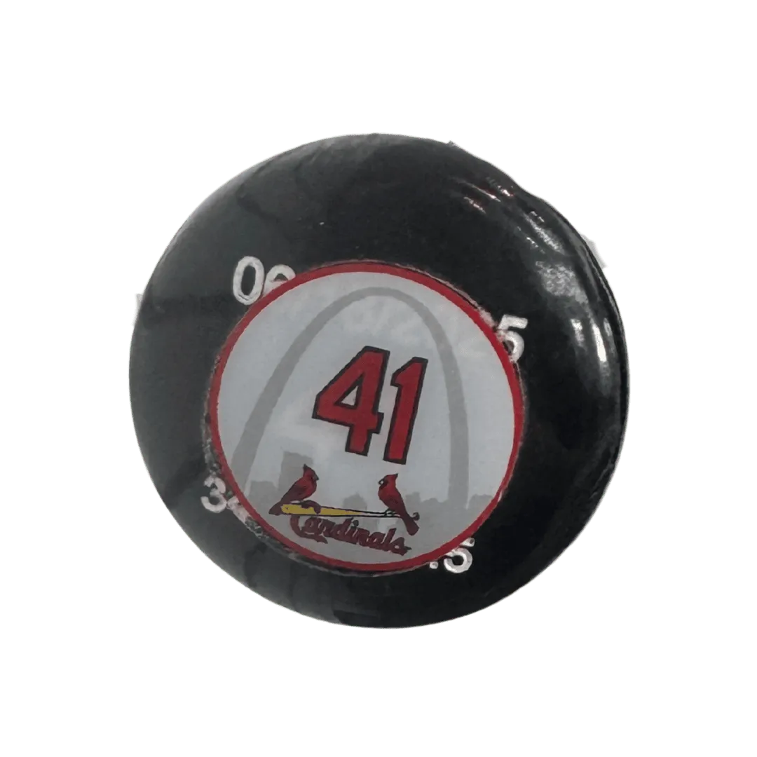 Alec Burleson St Louis Cardinals Autographed 2025 Game Used Marucci Bat w/ Inscription- JSA COA