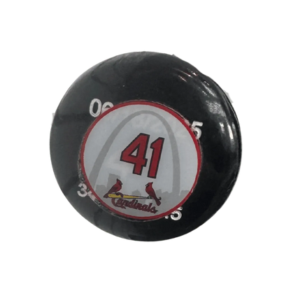 Alec Burleson St Louis Cardinals Autographed 2025 Game Used Marucci Bat w/ Inscription- JSA COA