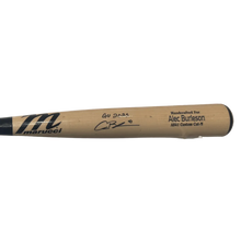 Alec Burleson St Louis Cardinals Autographed 2025 Game Used Marucci Bat w/ Inscription- JSA COA