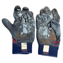 Alec Burleson St Louis Cardinals Autographed 2025 Game Used Navy Batting Gloves w/ Inscription - JSA COA