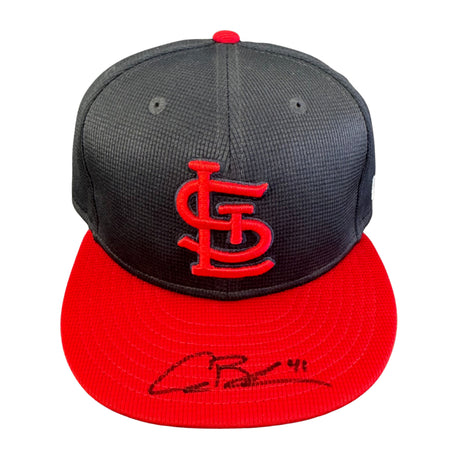 Alec Burleson St Louis Cardinals Autographed 2Tone STL Hat w/ Inscription - JSA COA