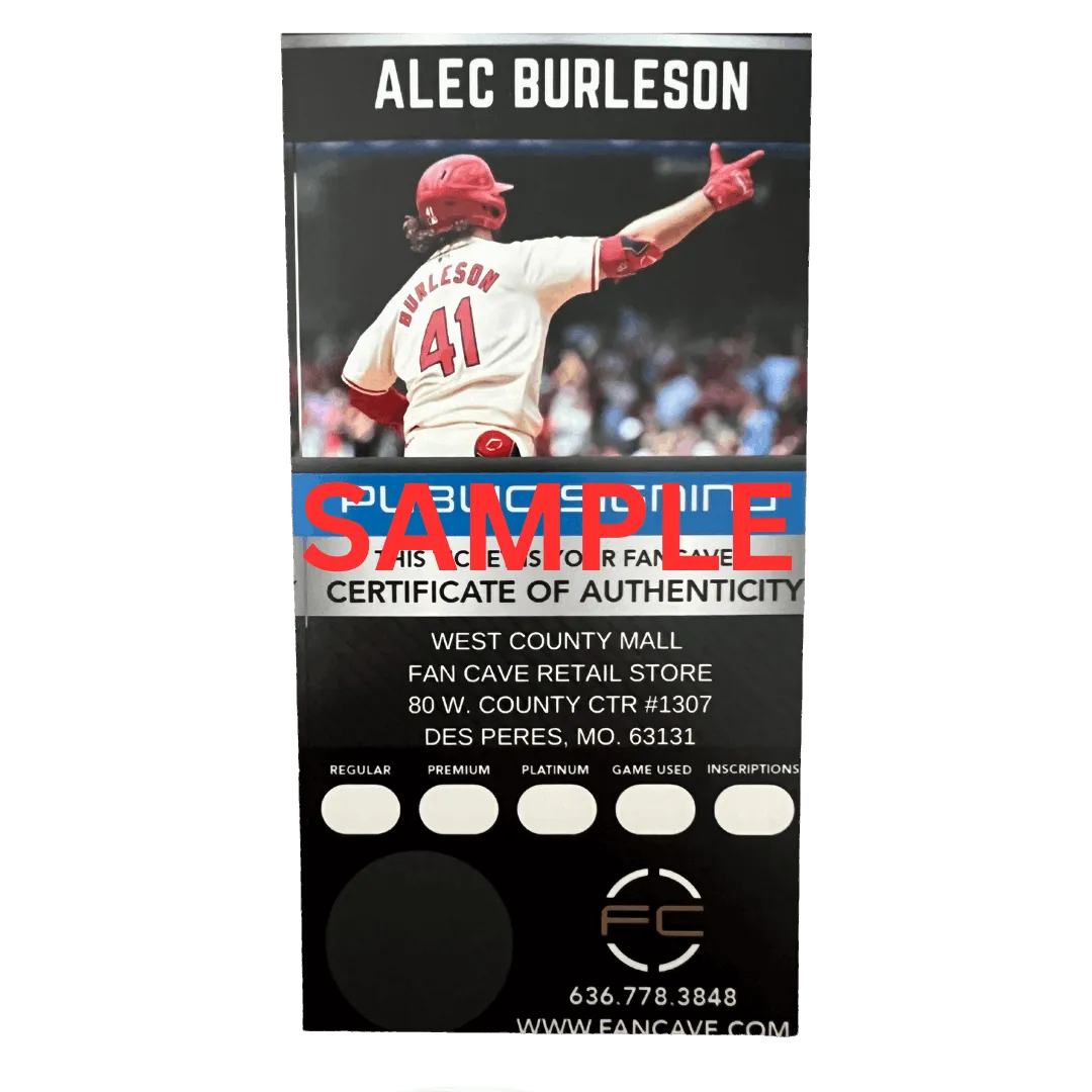 Alec Burleson St Louis Cardinals Autographed 8x10 Photo - Fan Cave COA