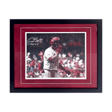 Alec Burleson St Louis Cardinals Autographed Framed 11x14 Photo with Inscription - Fan Cave COA