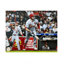 Alec Burleson St Louis Cardinals Autographed Hitting 8x10 Photo - Fan Cave COA
