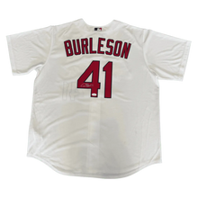 Alec Burleson St Louis Cardinals Autographed Home Jersey - JSA COA