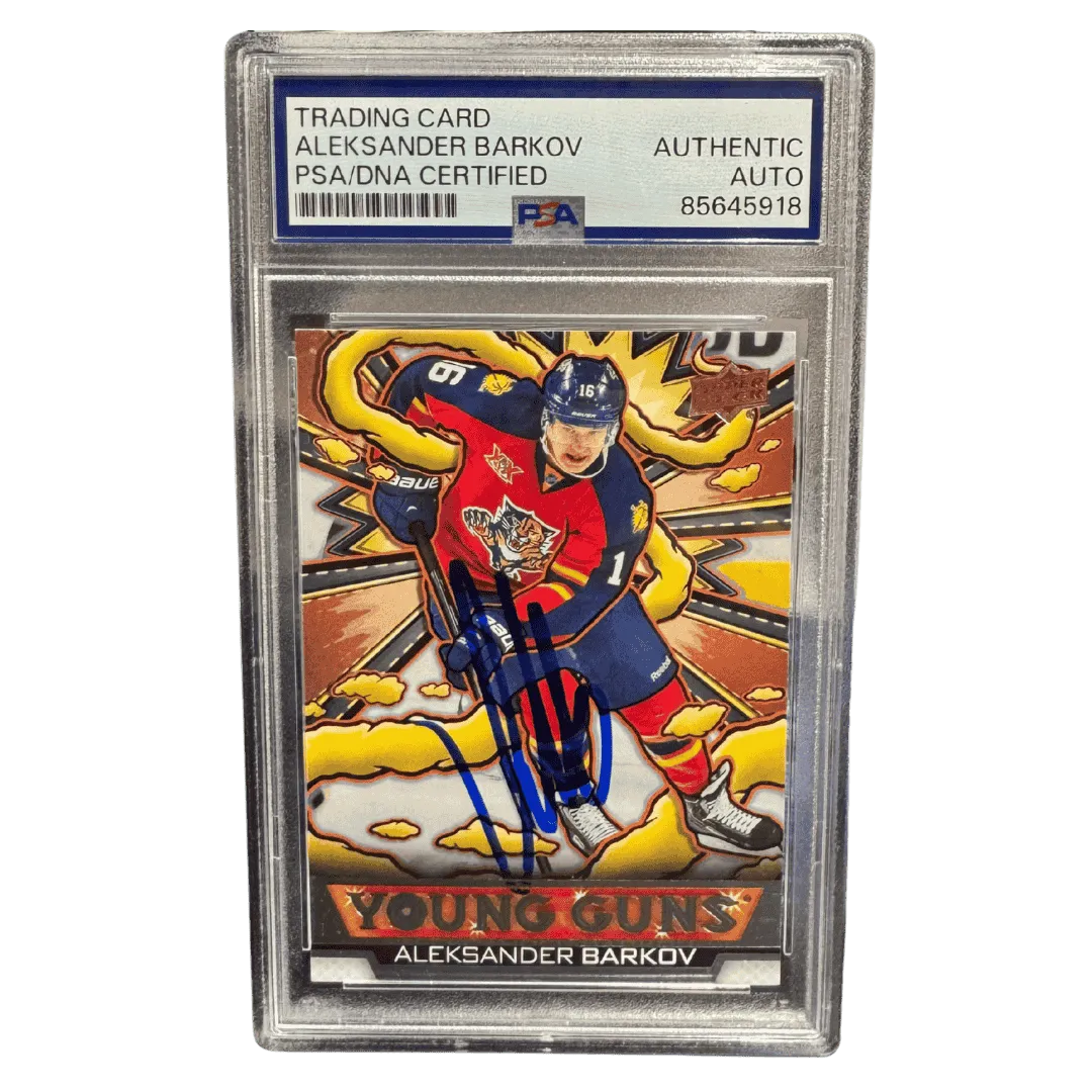 Aleksander Barkov 2024-25 Upper Deck Series Two Young Guns Autograph Card #470