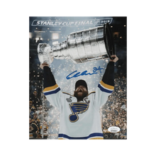 Alex Pietrangelo St Louis Blues Autographed 2019 Stanley Cup Raising Photo - JSA COA