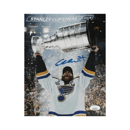 Alex Pietrangelo St Louis Blues Autographed 2019 Stanley Cup Raising Photo - JSA COA