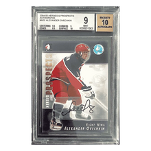 Alexander Ovechkin BGS 9 2004-05 In The Game Heroes & Prospects Autographs Card #AO2