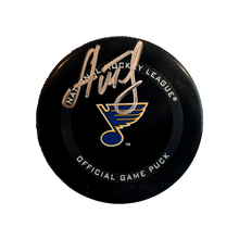 Alexei Toropchenko St Louis Blues Autographed Official Game Puck - Fan Cave COA