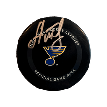Alexei Toropchenko St Louis Blues Autographed Official Game Puck - Fan Cave COA