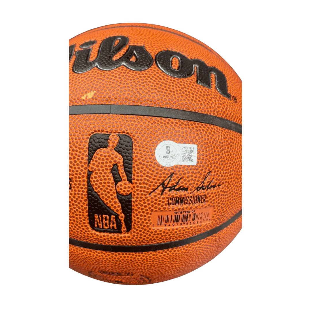 Alonzo Mourning Miami Heat Autographed Wilson Basketball - Beckett COA