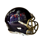 
Andy Reid Kansas City Chiefs Super Bowl LVIII Autographed Mini Speed Helmet - Beckett COA — Front