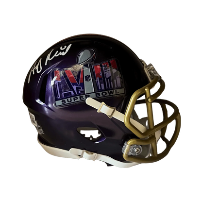 Andy Reid Kansas City Chiefs Super Bowl LVIII Autographed Mini Speed Helmet - Beckett COA