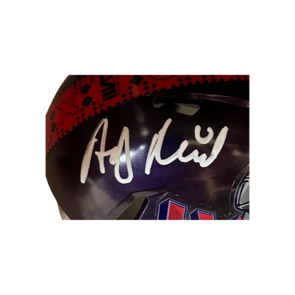 Andy Reid Kansas City Chiefs Super Bowl LVIII Autographed Mini Speed Helmet - Beckett COA