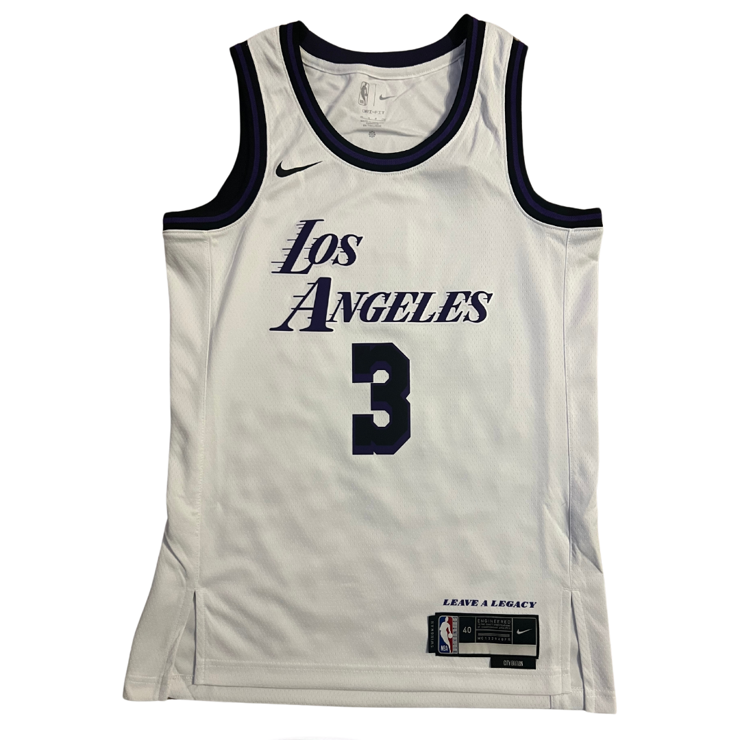 Anthony Davis Los Angeles Lakers Nike Dri-Fit City Edition Swingman Jersey