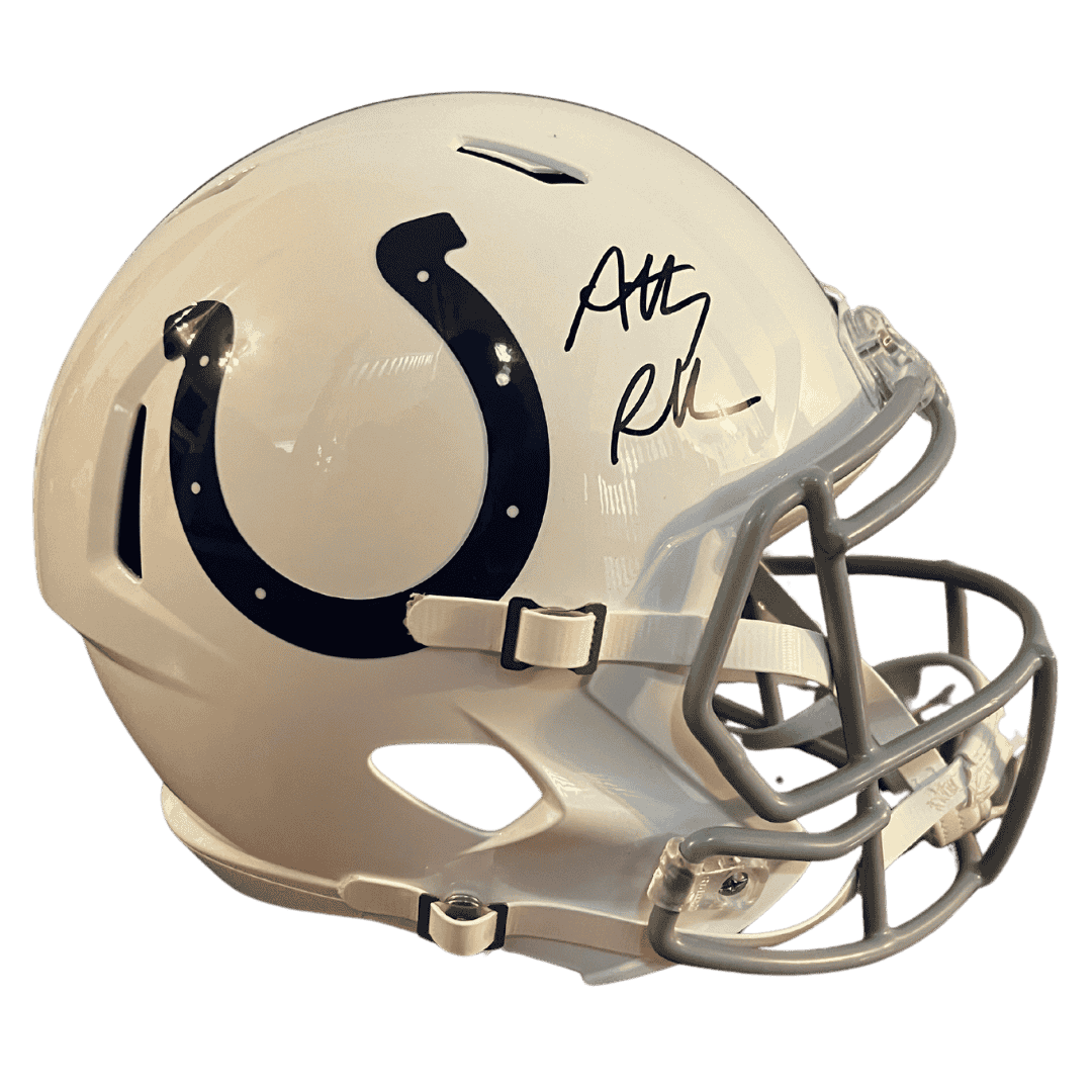 Anthony Richardson Indianapolis Colts Autographed Full Size Speed Replica Helmet - Fanatics COA