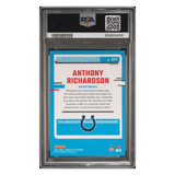 Anthony Richardson PSA 10 2023 Panini Donruss Optic Blue Hyper Rated Rookie Card #247
