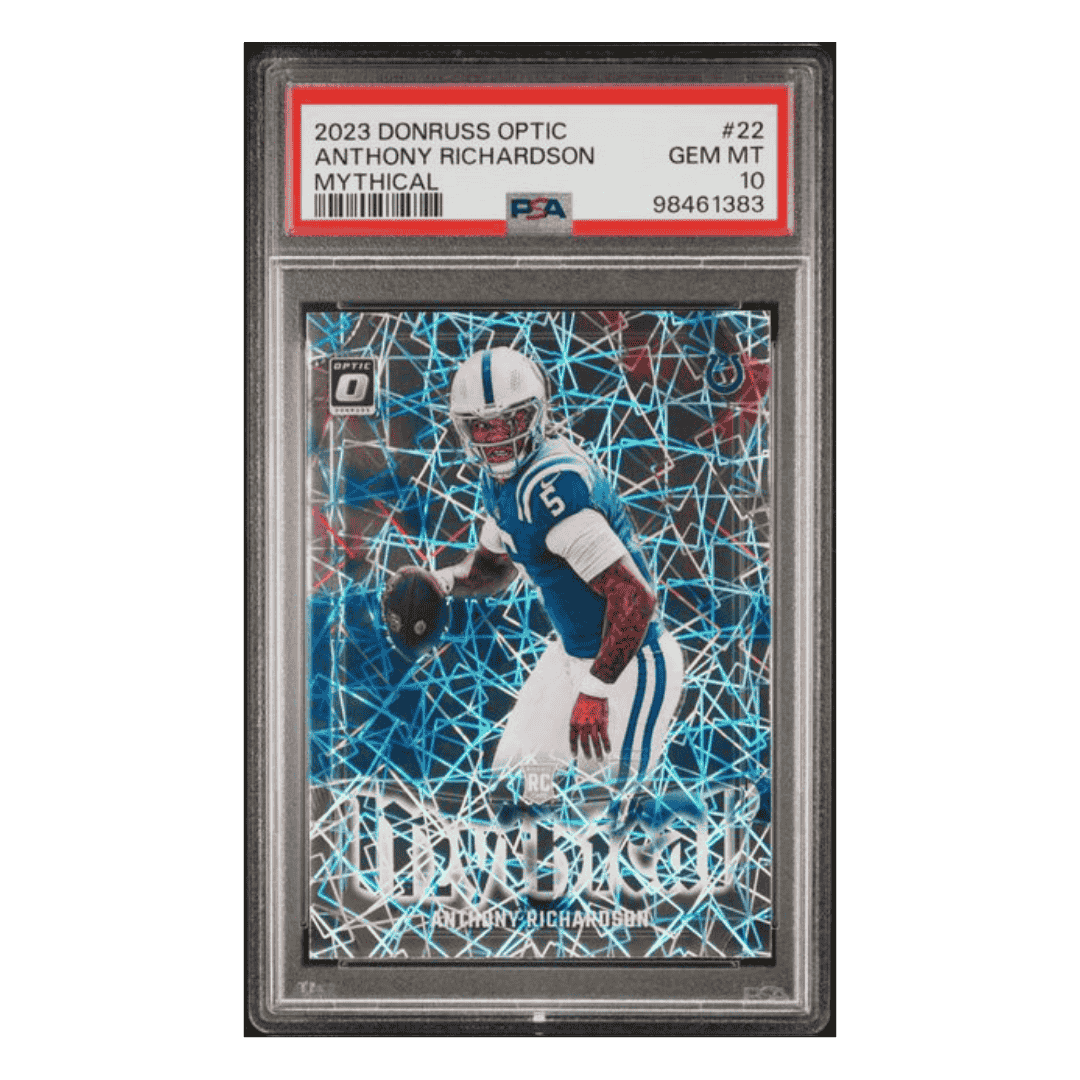 Anthony Richardson PSA 10 2023 Panini Donruss Optic Mythical Rookie RC Card #22