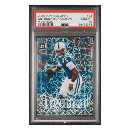 Anthony Richardson PSA 10 2023 Panini Donruss Optic Mythical Rookie RC Card #22