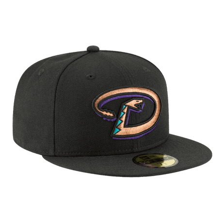 Arizona Diamondbacks Cooperstown Collection Wool New Era Black 59FIFTY Fitted Hat