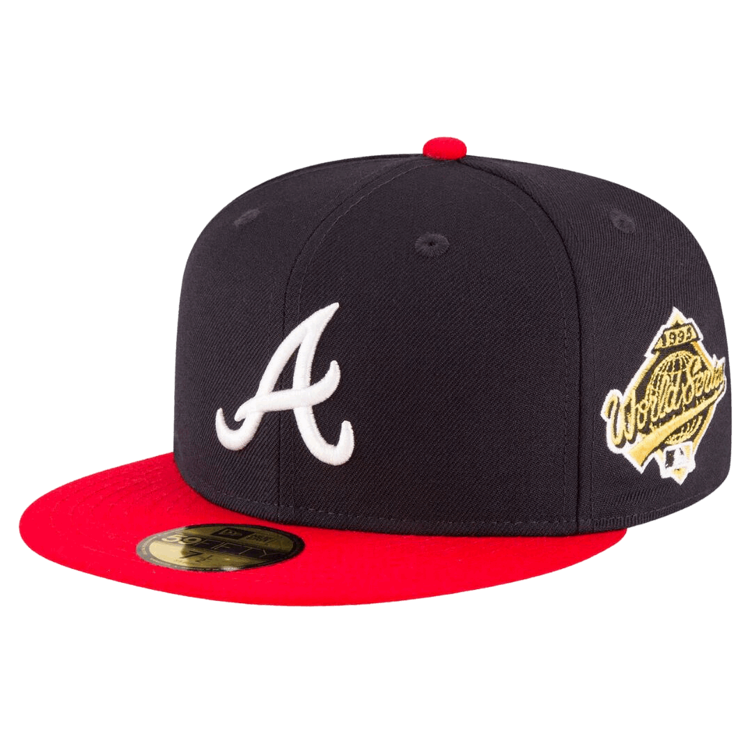 Atlanta Braves 1995 World Series Patch Wool New Era 59FIFTY Fitted Hat