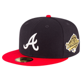 Atlanta Braves 1995 World Series Patch Wool New Era 59FIFTY Fitted Hat