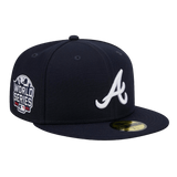 Atlanta Braves 2021 World Series Side Patch New Era Navy 59FIFTY Fitted Hat