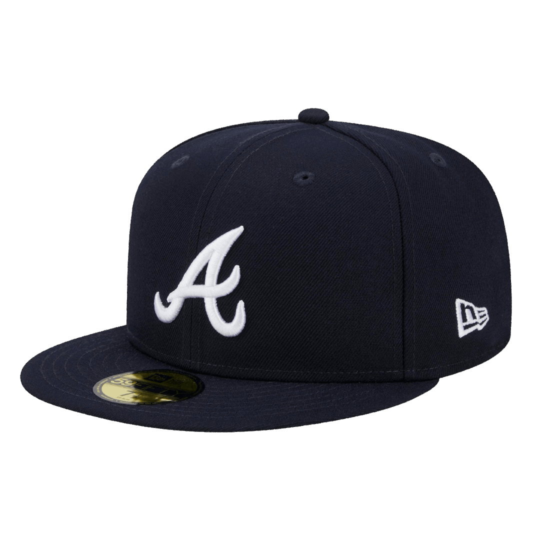 Atlanta Braves 2021 World Series Side Patch New Era Navy 59FIFTY Fitted Hat