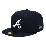 Atlanta Braves 2021 World Series Side Patch New Era Navy 59FIFTY Fitted Hat