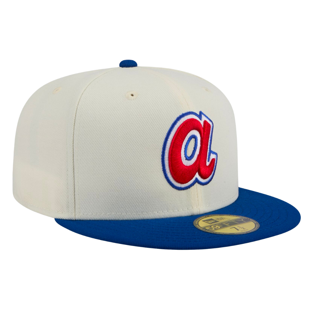 Atlanta Braves Throwback Logo 59FIFTY Fitted Hat