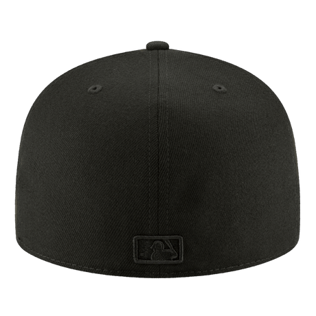Atlanta Braves Black on Black New Era 59FIFTY Fitted Hat