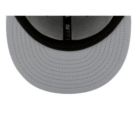 Atlanta Braves Black on Black New Era 59FIFTY Fitted Hat