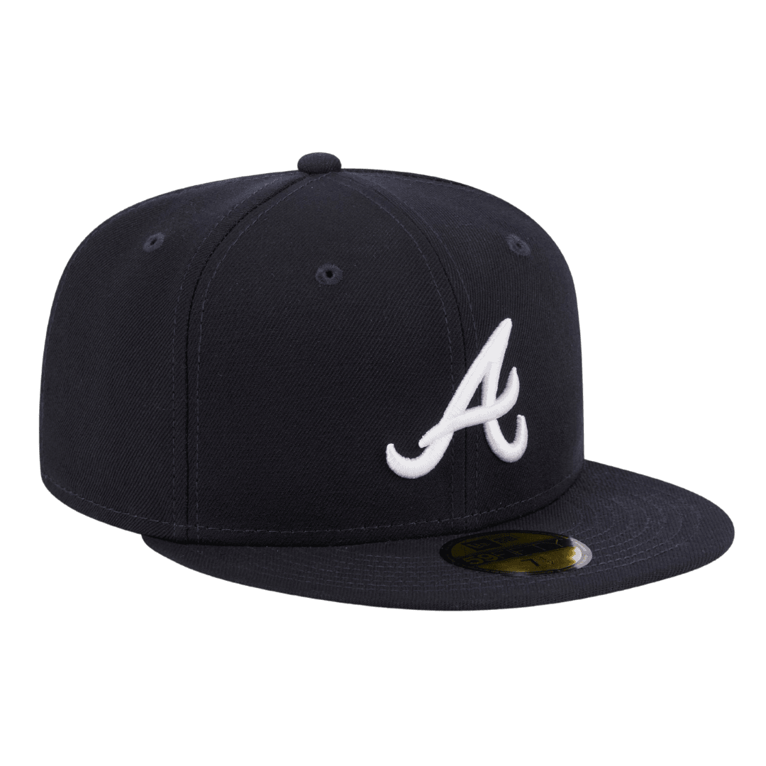 Atlanta Braves Official Team Color New Era Navy 59FIFTY Fitted Hat